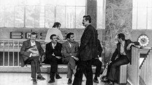 So-called "guest workers" at Vienna railway station. Vienna August 30, 1973.